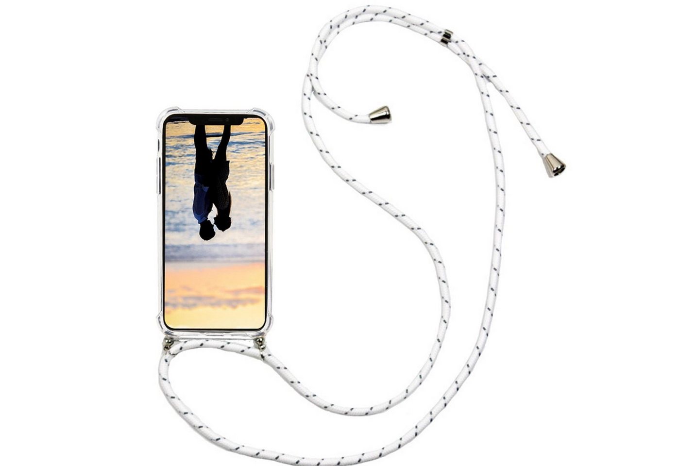 Numerva Handykette Necklace Case Hülle für Samsung Galaxy S21 FE, Handykette Handyhülle Silikon Case von Numerva