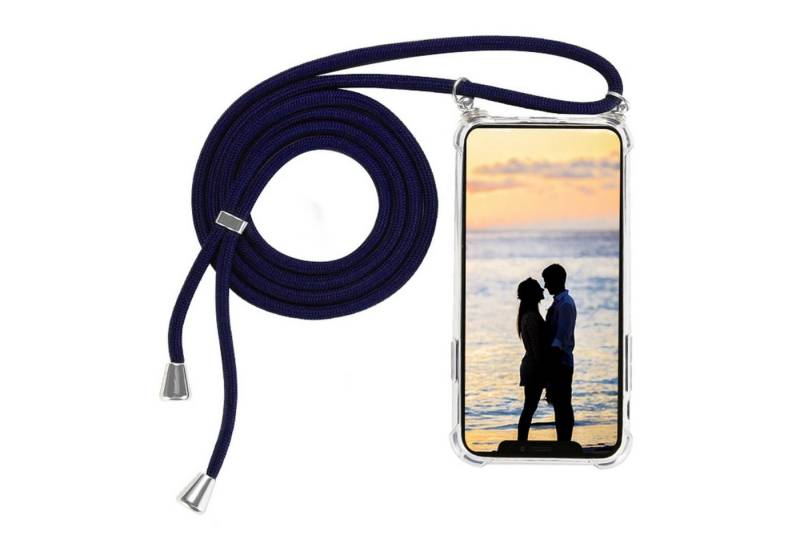 Numerva Handykette Necklace Case Schutzhülle Handyhülle für Samsung Galaxy A21s, TPU Handyschutzhülle mit Seil zum umhängen von Numerva