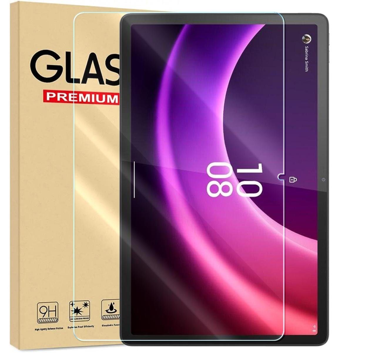 Numerva Schutzfolie Panzer Folie Echt Glas für Lenovo P11 (2Gen), (Schutzfolie, 1x Schutzfolie 2x Reinigungstücher), Tablet Display Schutzglas Folie Echt Glas Folie 9H von Numerva