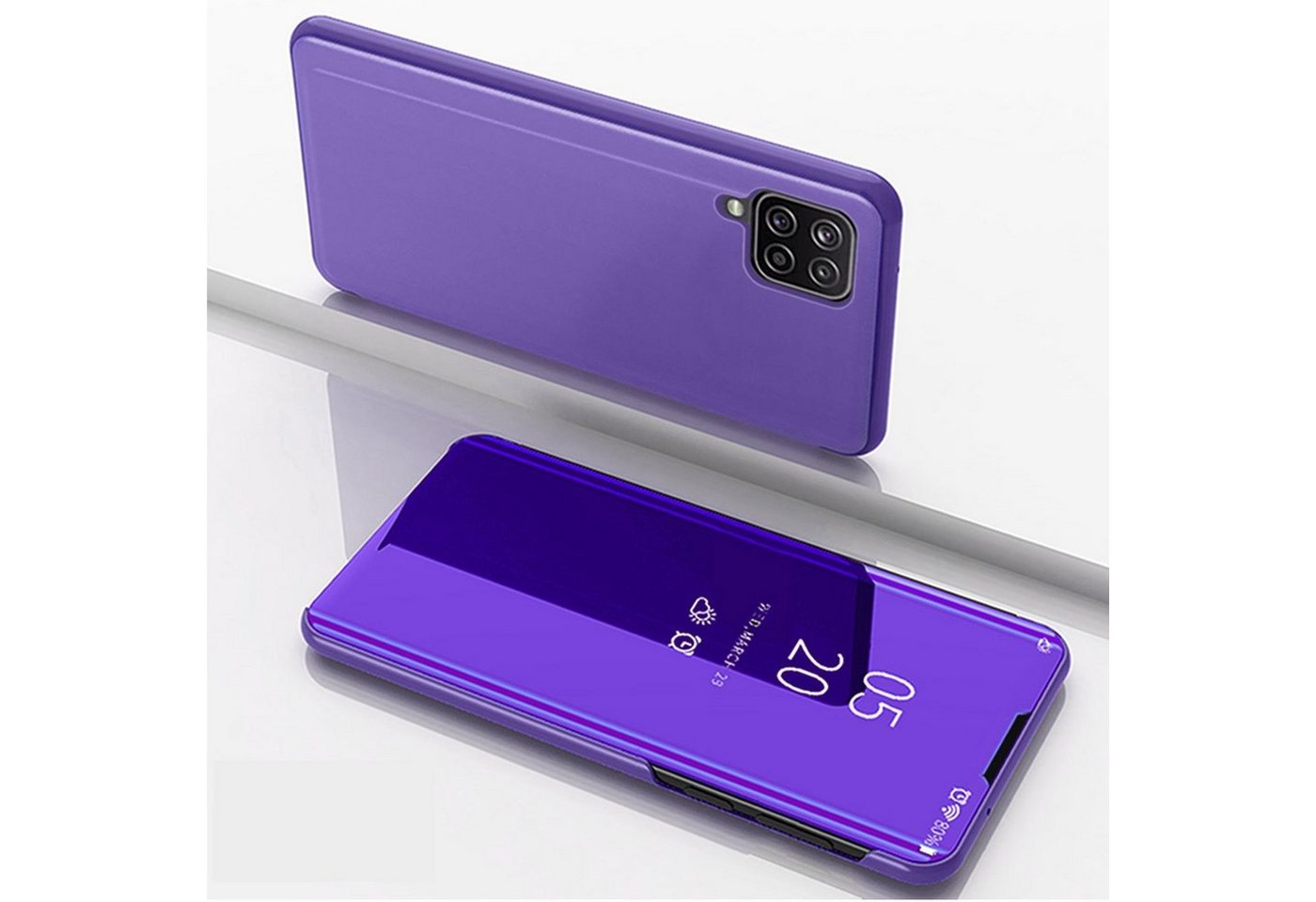 Numerva View Cover View Cover für Samsung Galaxy A22, Schutz Hülle Flip Cover Smart View Case von Numerva