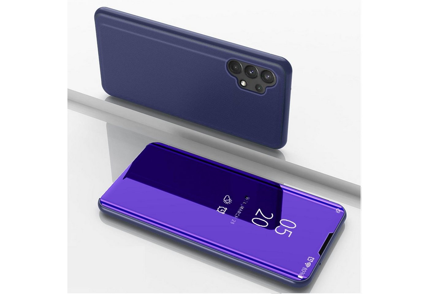 Numerva View Cover View Cover für Samsung Galaxy A32 5G, Schutz Hülle Flip Cover Smart View Case von Numerva