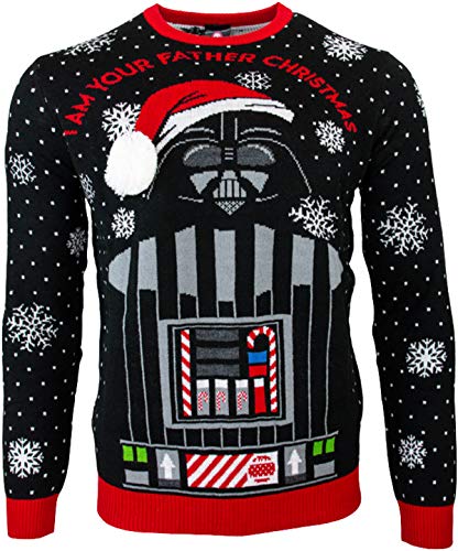Star Wars I AM YOUR FATHER CHRISMAS JUMPER / SWEATER XL von Numskull