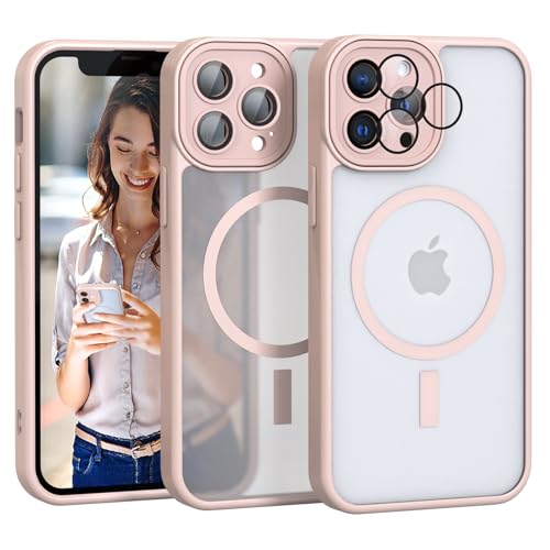 Nupcknn für iPhone 13 Pro Hülle Magnetisch mit Magsafe (TOP Militärschutz & Magnetkraft) Handyhülle für iPhone 13 Pro Case Durchscheinende Matt Rückseite Dünn Stoßfest Schutzhülle Nupcknn für iPhone 13 Pro Hülle Magnetisch mit Magsafe (TOP Militärschutz & Magnetkraft) Handyhülle für iPhone 13 Pro Case Durchscheinende Matt Rückseite Dünn Stoßfest Schutzhülle von Nupcknn