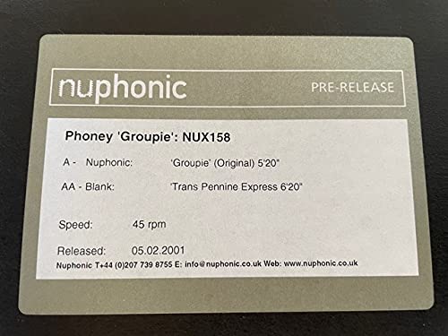 Groupie [Vinyl Single] von Nuphonic