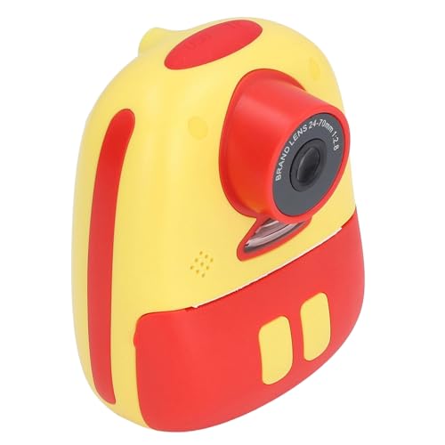 26MP 1080P Kinderkamera, 2-Zoll-IPS-Bildschirm, Digitale Videokamera mit Zwei Objektiven und LED-Fülllicht für Mädchen und Jungen, Sofortbildkamera mit Cartoon-Rahmen, von Nurnesy