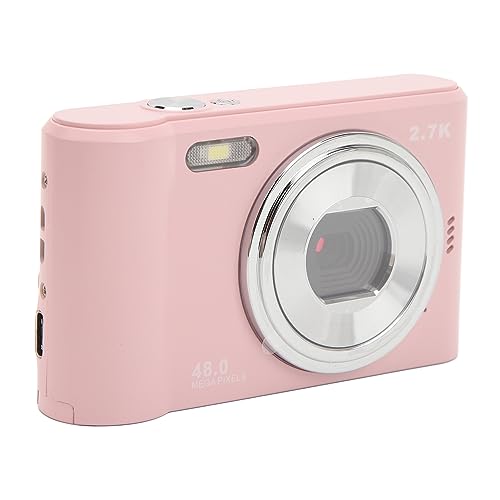 44MP Vlogging -Kamera, 2,7.000 Smart Digitalkamera mit 8X Digitalem Zoom, Autofokus, Elektronische Stabilisierung, 2,4 -Zoll -IPS -Bildschirm, Digitalkamera für Schüler, Ideal von Nurnesy