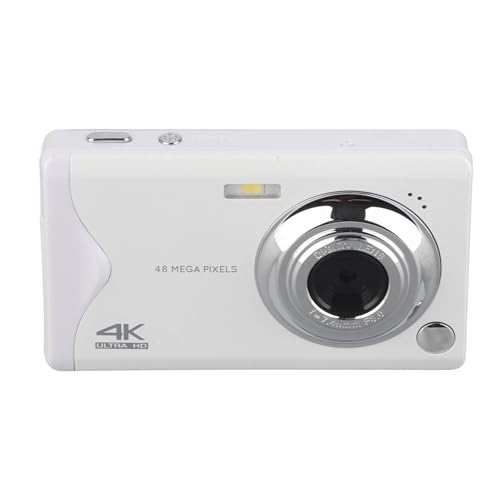 48MP 4K HD -Digitalkamera, 16x Digitale Zoomkamera, Unterstützung von 128 GB Speichererweiterung für Jugendliche Kinderanfänger mit 3,0 -Zoll -LCD -Bildschirmleuchten Zum Reisen von Nurnesy