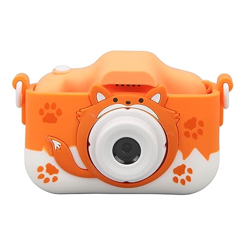 Nurnesy Kids Digitalkamera - 40 MP HD -Fotos & 1080p -Videos, 2 -Zoll -IPS -Bildschirm mit Augenschutz, USB Wiederaufladbar Kinder (Orange) von Nurnesy