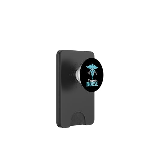 Für immer Krankenschwester PopSockets PopWallet für MagSafe Für immer Krankenschwester PopSockets PopWallet für MagSafe von Nurse Hospital profession job care Medicine