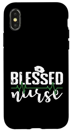 Gesegnete Krankenschwester Hülle für iPhone X/XS Gesegnete Krankenschwester Hülle für iPhone X/XS von Nurse Hospital profession job care Medicine