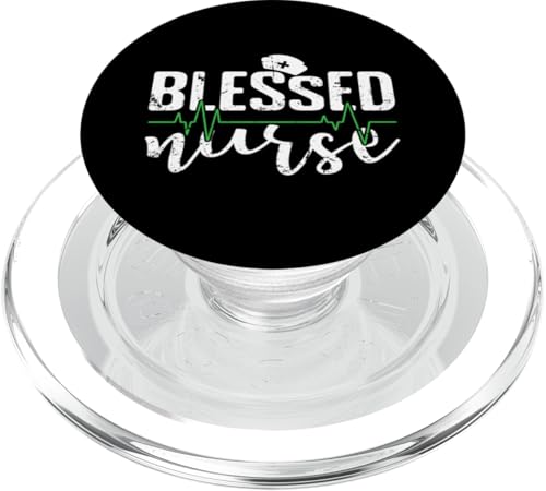 Gesegnete Krankenschwester PopSockets PopGrip für MagSafe Gesegnete Krankenschwester PopSockets PopGrip für MagSafe von Nurse Hospital profession job care Medicine