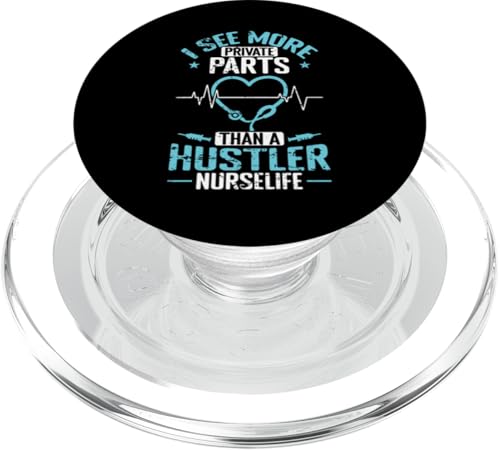 Ich sehe mehr Teile als eine Hustler Nurse PopSockets PopGrip für MagSafe Ich sehe mehr Teile als eine Hustler Nurse PopSockets PopGrip für MagSafe von Nurse Hospital profession job care Medicine