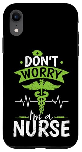 Keine Sorge, ich bin Krankenschwester Hülle für iPhone XR Keine Sorge, ich bin Krankenschwester Hülle für iPhone XR von Nurse Hospital profession job care Medicine