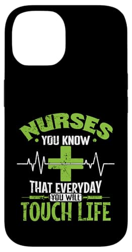 Krankenschwestern, die Sie wissen, dass Sie jeden Tag das Leben berühren werden Hülle für iPhone 14 Krankenschwestern, die Sie wissen, dass Sie jeden Tag das Leben berühren werden Hülle für iPhone 14 von Nurse Hospital profession job care Medicine