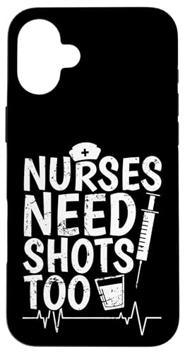 Krankenschwestern brauchen auch Schüsse Hülle für iPhone 16 Plus Krankenschwestern brauchen auch Schüsse Hülle für iPhone 16 Plus von Nurse Hospital profession job care Medicine