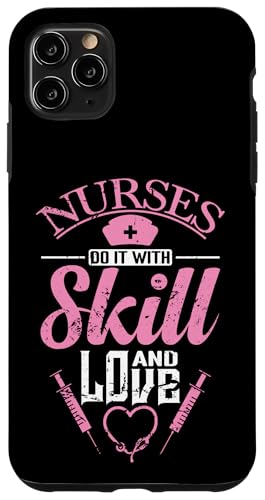 Krankenschwestern tun es mit Geschick und Liebe Hülle für iPhone 11 Pro Max Krankenschwestern tun es mit Geschick und Liebe Hülle für iPhone 11 Pro Max von Nurse Hospital profession job care Medicine