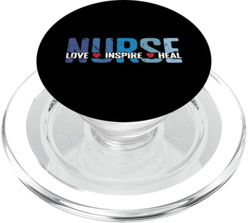 Nurse Love Inspire Heal ist der beste Krankenhausjob PopSockets PopGrip für MagSafe Nurse Love Inspire Heal ist der beste Krankenhausjob PopSockets PopGrip für MagSafe von Nurse Hospital profession job care Medicine