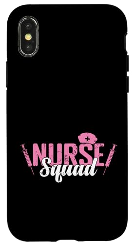 Nurse Squad Krankenhaus Hülle für iPhone X/XS Nurse Squad Krankenhaus Hülle für iPhone X/XS von Nurse Hospital profession job care Medicine