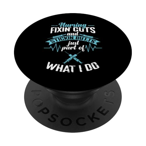 Stillende Schnitte und klebrige Hintern PopSockets Klebender PopGrip Stillende Schnitte und klebrige Hintern PopSockets Klebender PopGrip von Nurse Hospital profession job care Medicine
