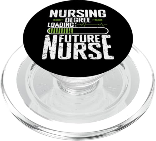 Stillgrad geladen PopSockets PopGrip für MagSafe Stillgrad geladen PopSockets PopGrip für MagSafe von Nurse Hospital profession job care Medicine