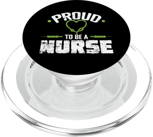 Stolz darauf, eine Krankenschwester zu sein PopSockets PopGrip für MagSafe von Nurse Hospital profession job care Medicine