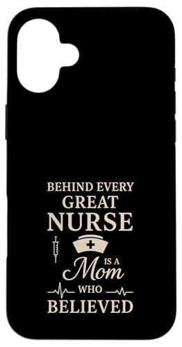 Mutter einer Krankenschwester Stolze Mutter von RN Healthcare Hero Love Gear Hülle für iPhone 16 Plus von Nurse Mom Pride Supportive Healthcare Hero Family