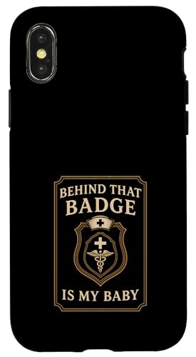 Mutter einer Krankenschwester Stolze Mutter von RN Healthcare Hero Love Gear Hülle für iPhone X/XS von Nurse Mom Pride Supportive Healthcare Hero Family