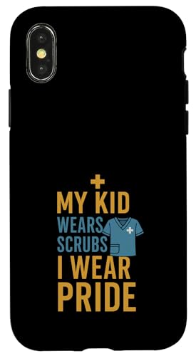 Mutter einer Krankenschwester Stolze Mutter von RN Healthcare Hero Love Gear Hülle für iPhone X/XS Mutter einer Krankenschwester Stolze Mutter von RN Healthcare Hero Love Gear Hülle für iPhone X/XS von Nurse Mom Pride Supportive Healthcare Hero Family