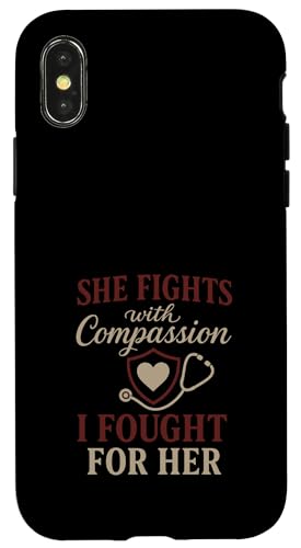Mutter einer Krankenschwester Stolze Mutter von RN Healthcare Hero Love Gear Hülle für iPhone X/XS von Nurse Mom Pride Supportive Healthcare Hero Family