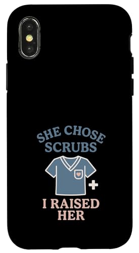Mutter einer Krankenschwester Stolze Mutter von RN Healthcare Hero Love Gear Hülle für iPhone X/XS von Nurse Mom Pride Supportive Healthcare Hero Family