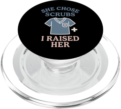 Mutter einer Krankenschwester Stolze Mutter von RN Healthcare Hero Love Gear PopSockets PopGrip für MagSafe von Nurse Mom Pride Supportive Healthcare Hero Family