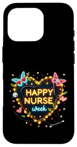Alles Gute zur National Nurses Week 2025, cooles Krankenschwester-Krankenhaus-Outfit Hülle für iPhone 16 Pro Alles Gute zur National Nurses Week 2025, cooles Krankenschwester-Krankenhaus-Outfit Hülle für iPhone 16 Pro von Nurses week Groovy gifts 2025 Tee