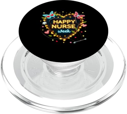 Alles Gute zur National Nurses Week 2025, cooles Krankenschwester-Krankenhaus-Outfit PopSockets PopGrip für MagSafe Alles Gute zur National Nurses Week 2025, cooles Krankenschwester-Krankenhaus-Outfit PopSockets PopGrip für MagSafe von Nurses week Groovy gifts 2025 Tee