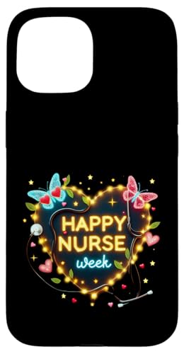Frohe National Nurses Week, Anerkennung für lustige Partykrankenschwestern Hülle für iPhone 15 Frohe National Nurses Week, Anerkennung für lustige Partykrankenschwestern Hülle für iPhone 15 von Nurses week Groovy gifts 2025 Tee
