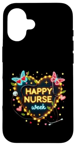 Frohe National Nurses Week, Anerkennung für lustige Partykrankenschwestern Hülle für iPhone 16 Frohe National Nurses Week, Anerkennung für lustige Partykrankenschwestern Hülle für iPhone 16 von Nurses week Groovy gifts 2025 Tee
