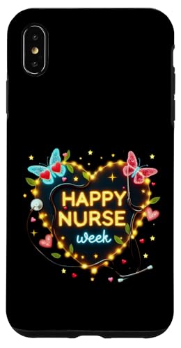 Frohe National Nurses Week, Anerkennung für lustige Partykrankenschwestern Hülle für iPhone XS Max von Nurses week Groovy gifts 2025 Tee