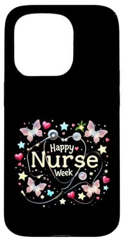 Frohe Woche der Wertschätzung der Krankenschwestern - Nationale Woche der Krankenschwestern Hülle für iPhone 15 Pro Frohe Woche der Wertschätzung der Krankenschwestern - Nationale Woche der Krankenschwestern Hülle für iPhone 15 Pro von Nurses week Groovy gifts 2025 Tee