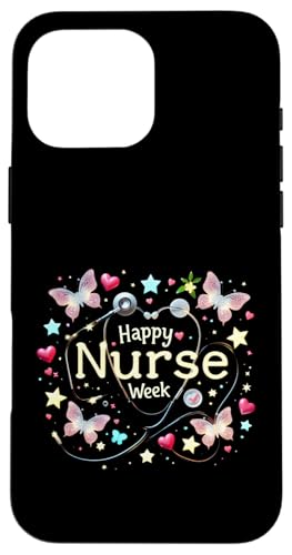 Frohe Woche der Wertschätzung der Krankenschwestern - Nationale Woche der Krankenschwestern Hülle für iPhone 16 Pro Max Frohe Woche der Wertschätzung der Krankenschwestern - Nationale Woche der Krankenschwestern Hülle für iPhone 16 Pro Max von Nurses week Groovy gifts 2025 Tee