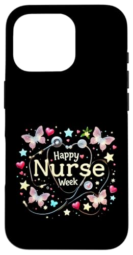 Frohe Woche der Wertschätzung der Krankenschwestern - Nationale Woche der Krankenschwestern Hülle für iPhone 16 Pro von Nurses week Groovy gifts 2025 Tee