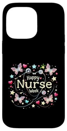 Frohe nationale Krankenschwesterwoche 2025 - Süße zukünftige Krankenschwesterwoche Hülle für iPhone 14 Pro Max von Nurses week Groovy gifts 2025 Tee