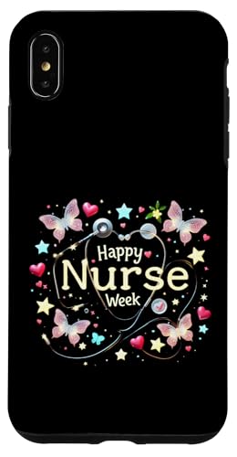 Frohe nationale Krankenschwesterwoche 2025 - Süße zukünftige Krankenschwesterwoche Hülle für iPhone XS Max Frohe nationale Krankenschwesterwoche 2025 - Süße zukünftige Krankenschwesterwoche Hülle für iPhone XS Max von Nurses week Groovy gifts 2025 Tee