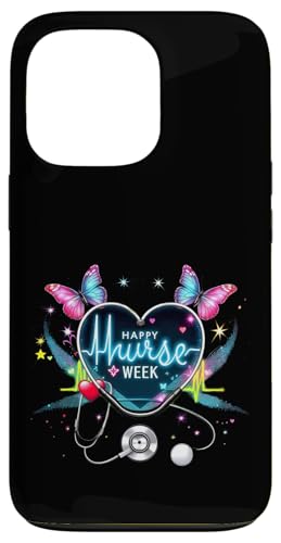 Frohe nationale Woche der Krankenschwestern 2025 — Groovy Party bei der Krankenschwesterwoche Hülle für iPhone 13 Pro von Nurses week Groovy gifts 2025 Tee