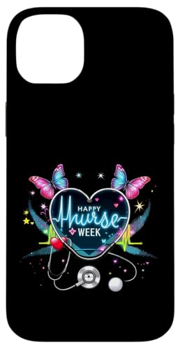 Frohe nationale Woche der Krankenschwestern 2025 — Groovy Party bei der Krankenschwesterwoche Hülle für iPhone 14 Plus von Nurses week Groovy gifts 2025 Tee