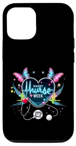 Happy National Nurses Week 2025 - Krankenschwesterwoche Partyzubehör Hülle für iPhone 12/12 Pro von Nurses week Groovy gifts 2025 Tee