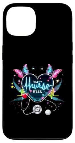 Happy National Nurses Week 2025 - Krankenschwesterwoche Partyzubehör Hülle für iPhone 13 von Nurses week Groovy gifts 2025 Tee
