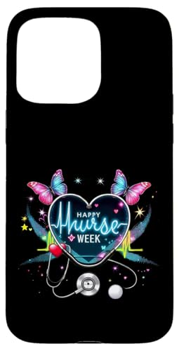 Happy National Nurses Week 2025 - Krankenschwesterwoche Partyzubehör Hülle für iPhone 15 Pro Max Happy National Nurses Week 2025 - Krankenschwesterwoche Partyzubehör Hülle für iPhone 15 Pro Max von Nurses week Groovy gifts 2025 Tee
