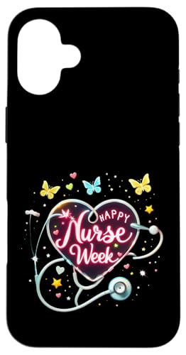 Happy National Nurses Week 2025 - Krankenschwesterwoche Partyzubehör Hülle für iPhone 16 Plus Happy National Nurses Week 2025 - Krankenschwesterwoche Partyzubehör Hülle für iPhone 16 Plus von Nurses week Groovy gifts 2025 Tee