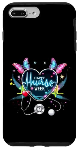 Happy National Nurses Week 2025 - Krankenschwesterwoche Partyzubehör Hülle für iPhone 7 Plus/8 Plus Happy National Nurses Week 2025 - Krankenschwesterwoche Partyzubehör Hülle für iPhone 7 Plus/8 Plus von Nurses week Groovy gifts 2025 Tee