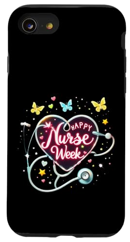 Happy National Nurses Week 2025 - Krankenschwesterwoche Partyzubehör Hülle für iPhone SE (2020) / 7 / 8 von Nurses week Groovy gifts 2025 Tee