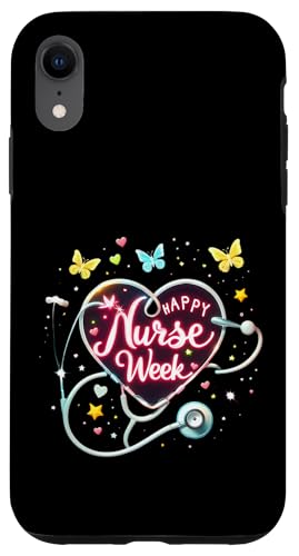 Happy National Nurses Week 2025 - Krankenschwesterwoche Partyzubehör Hülle für iPhone XR Happy National Nurses Week 2025 - Krankenschwesterwoche Partyzubehör Hülle für iPhone XR von Nurses week Groovy gifts 2025 Tee